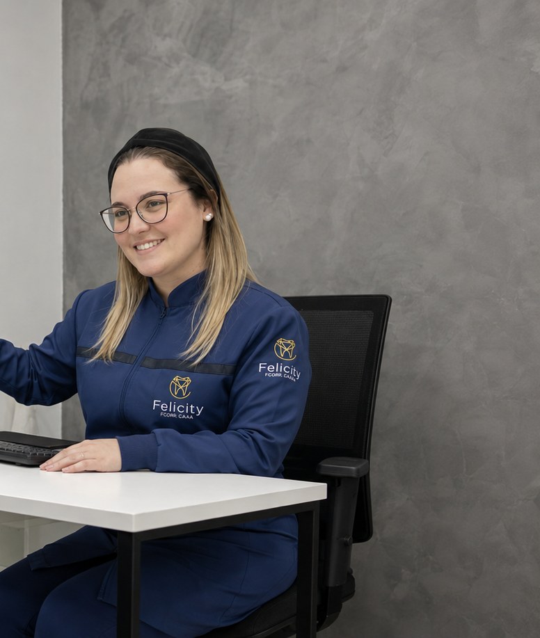 Dra. Juliana Matos de Andrade, responsável técnica da Felicity Odontologia Especializada